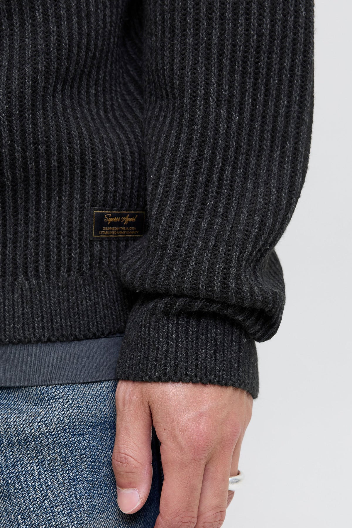 Jack & Jones Dover Knit Crew Neck SN Black