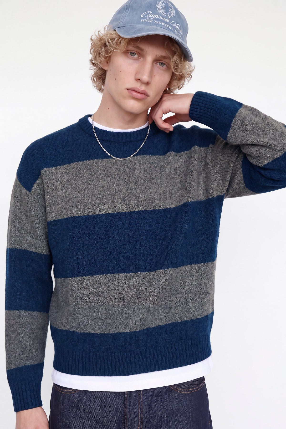 Jack & Jones Soho Ollie Knit Crew Neck SN Navy Blazer