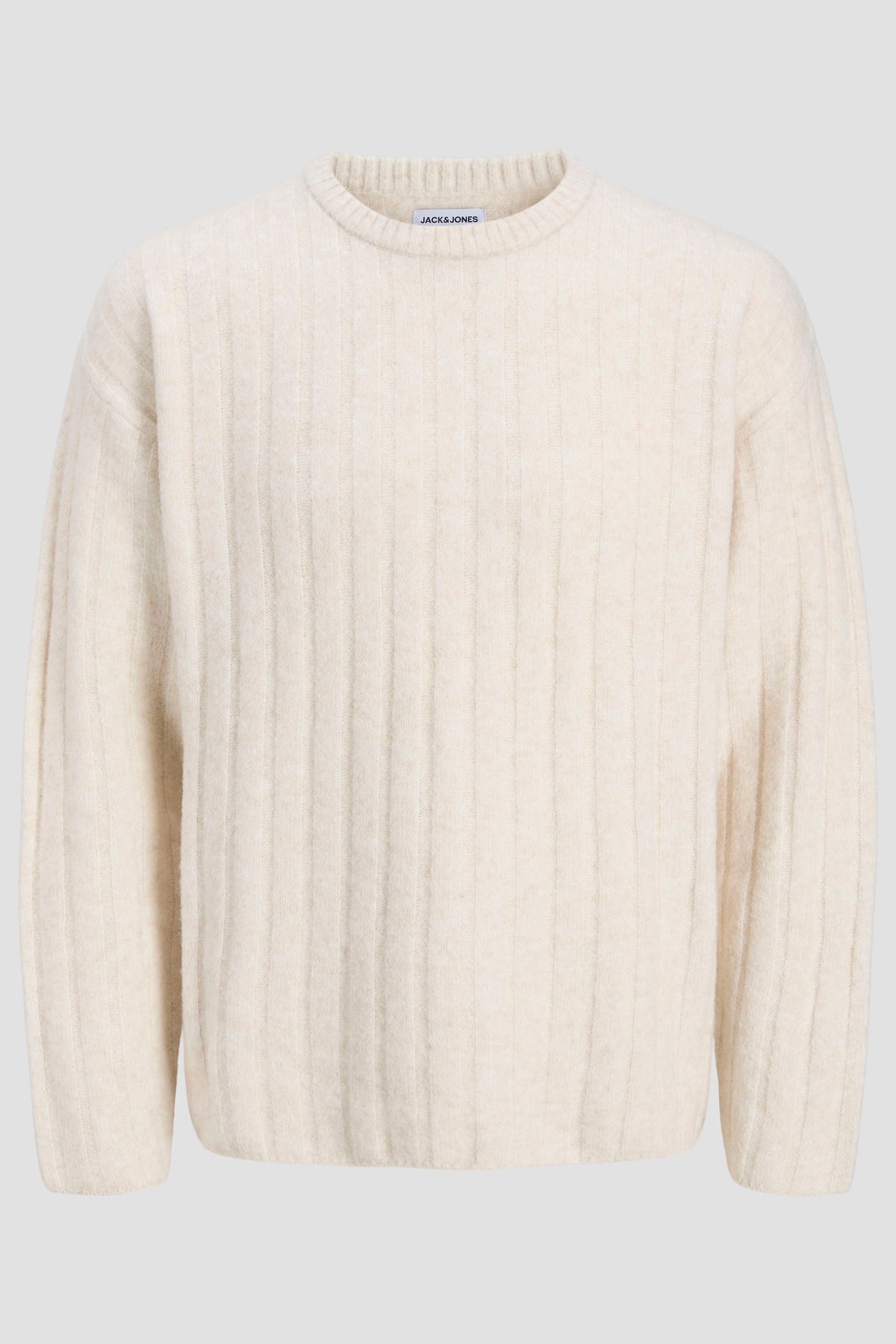 Jack & Jones Bradley Carter Knit Crew Neck Moonbeam