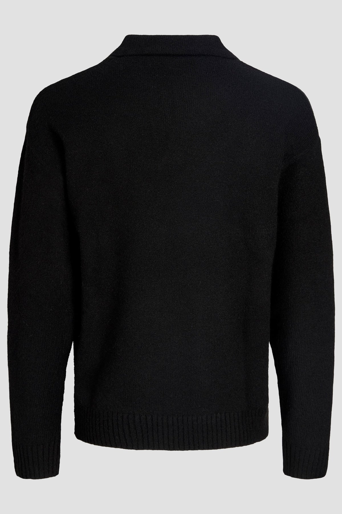 Jack & Jones Soho Ollie Knit Split Neck Black