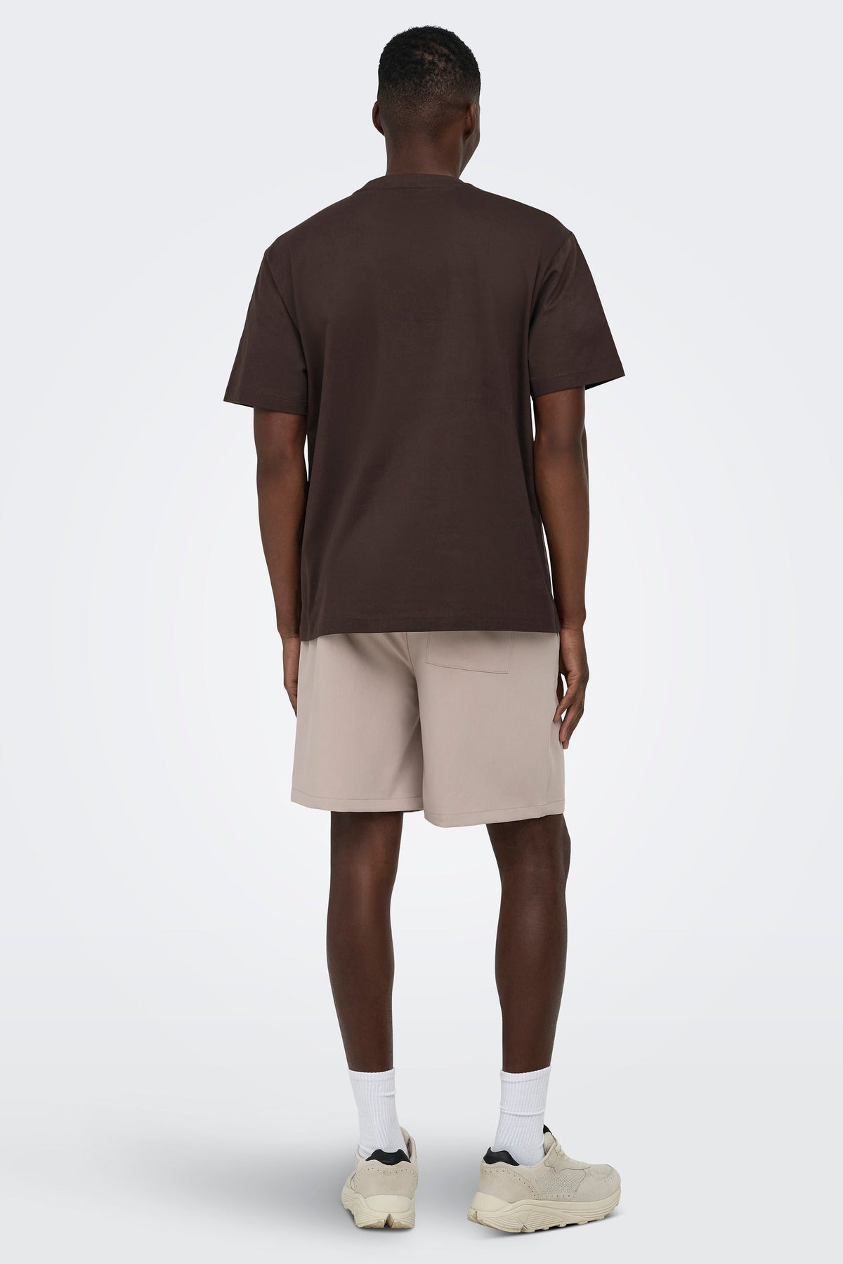 Only & Sons Fred Life Relaxed SS Tee Coffee Bean