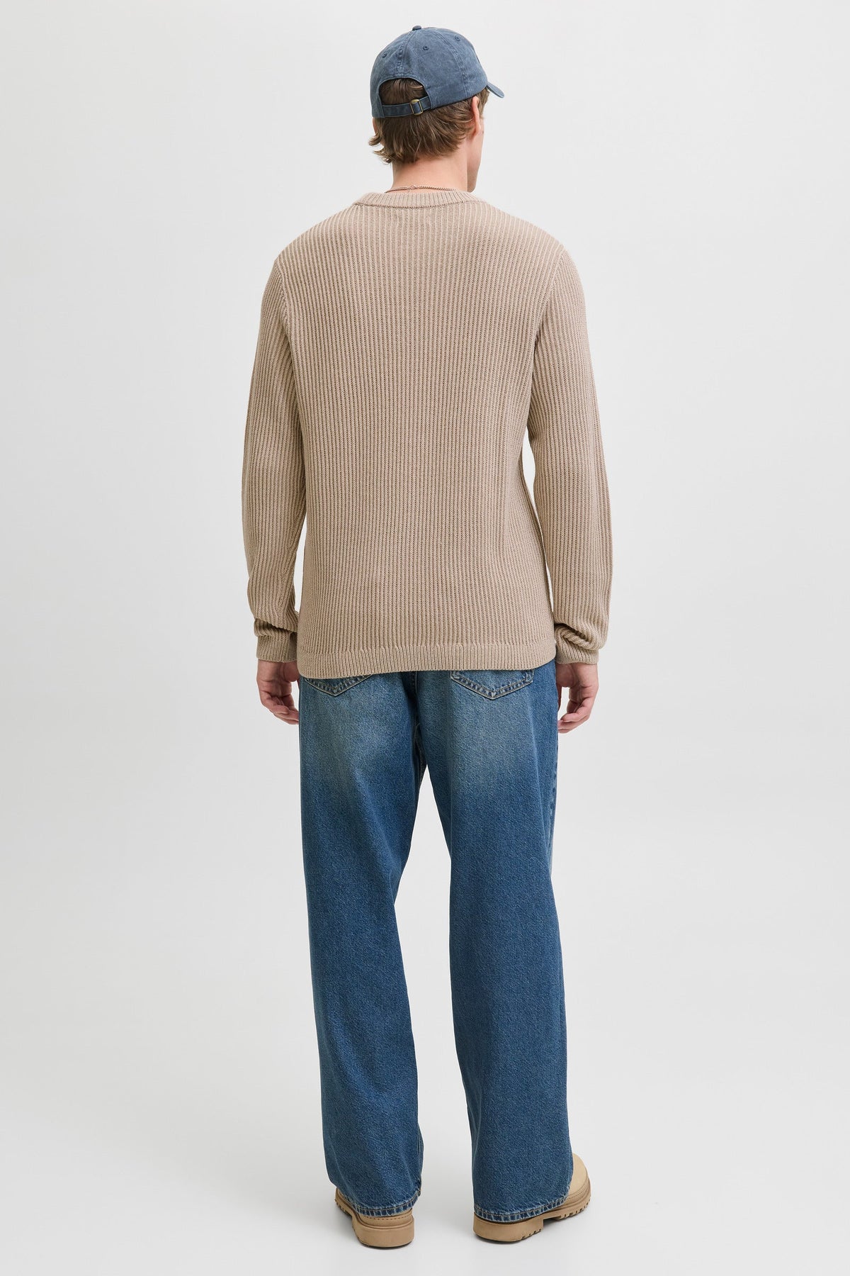 Jack & Jones Dover Knit Crew Neck SN Moonbeam