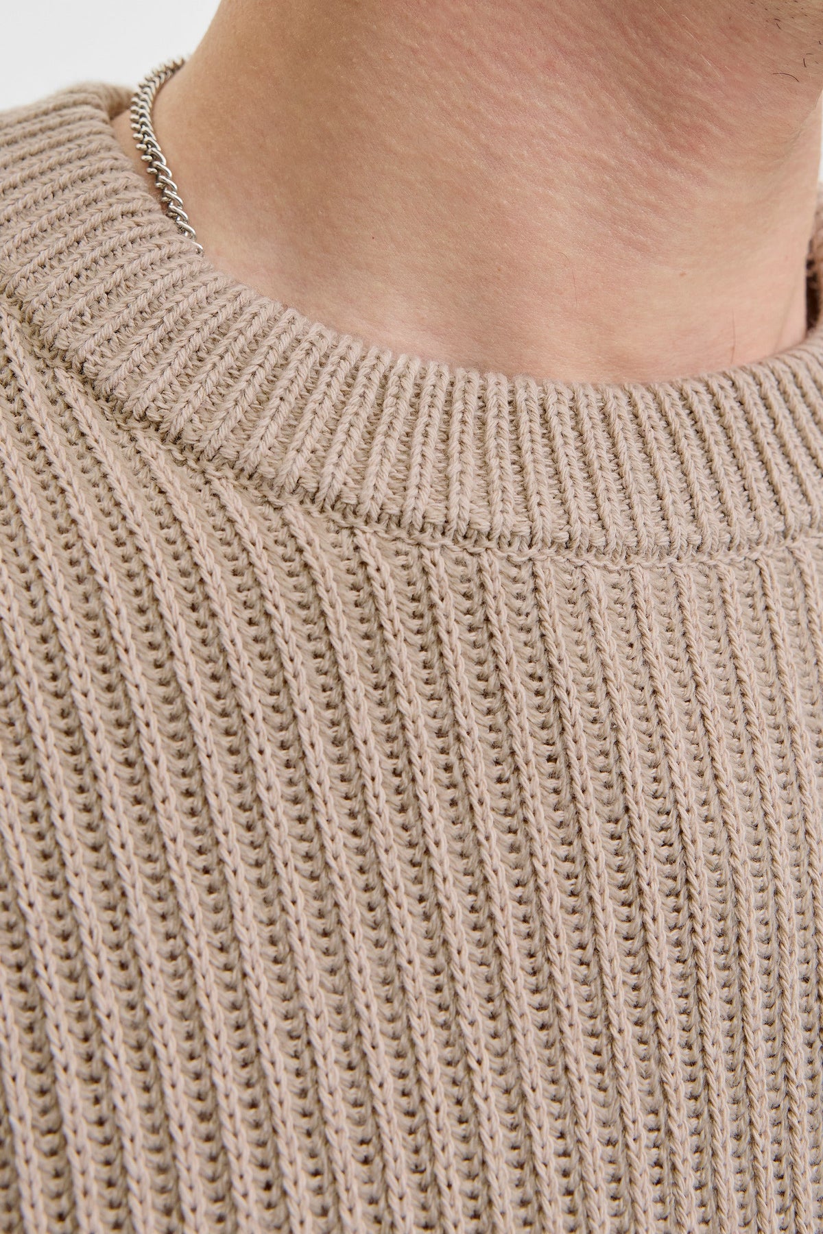 Jack & Jones Dover Knit Crew Neck SN Moonbeam