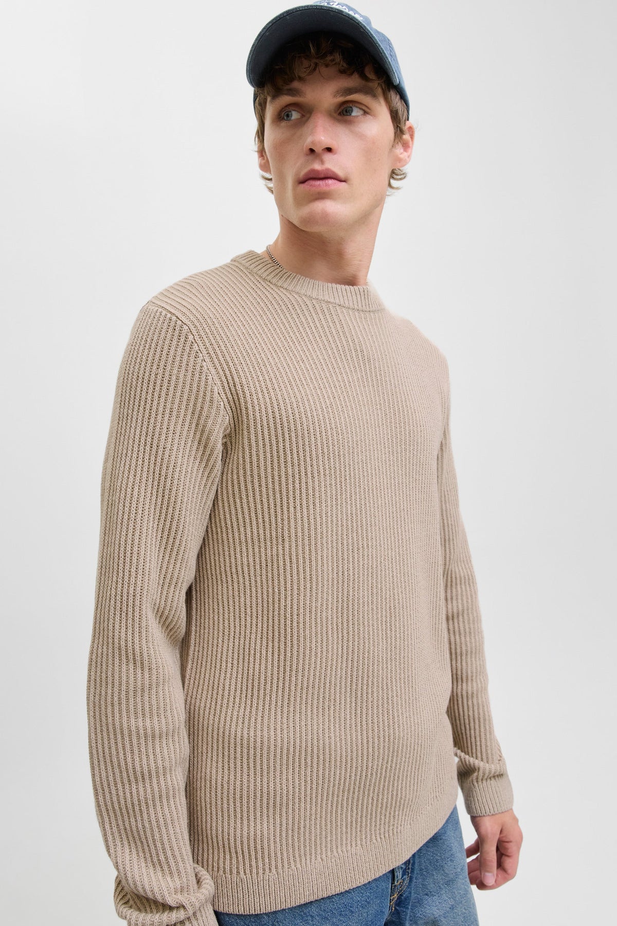 Jack & Jones Dover Knit Crew Neck SN Moonbeam