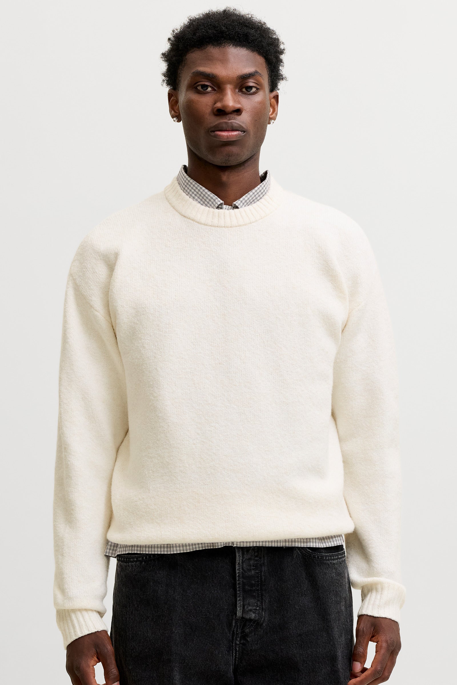 Jack & Jones Soho Ollie Knit Crew Neck SN Moonbeam