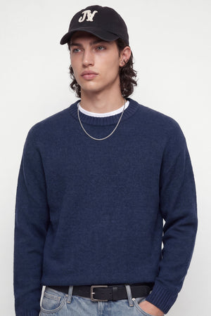 Jack & Jones Soho Ollie Knit Crew Neck SN Navy Blazer