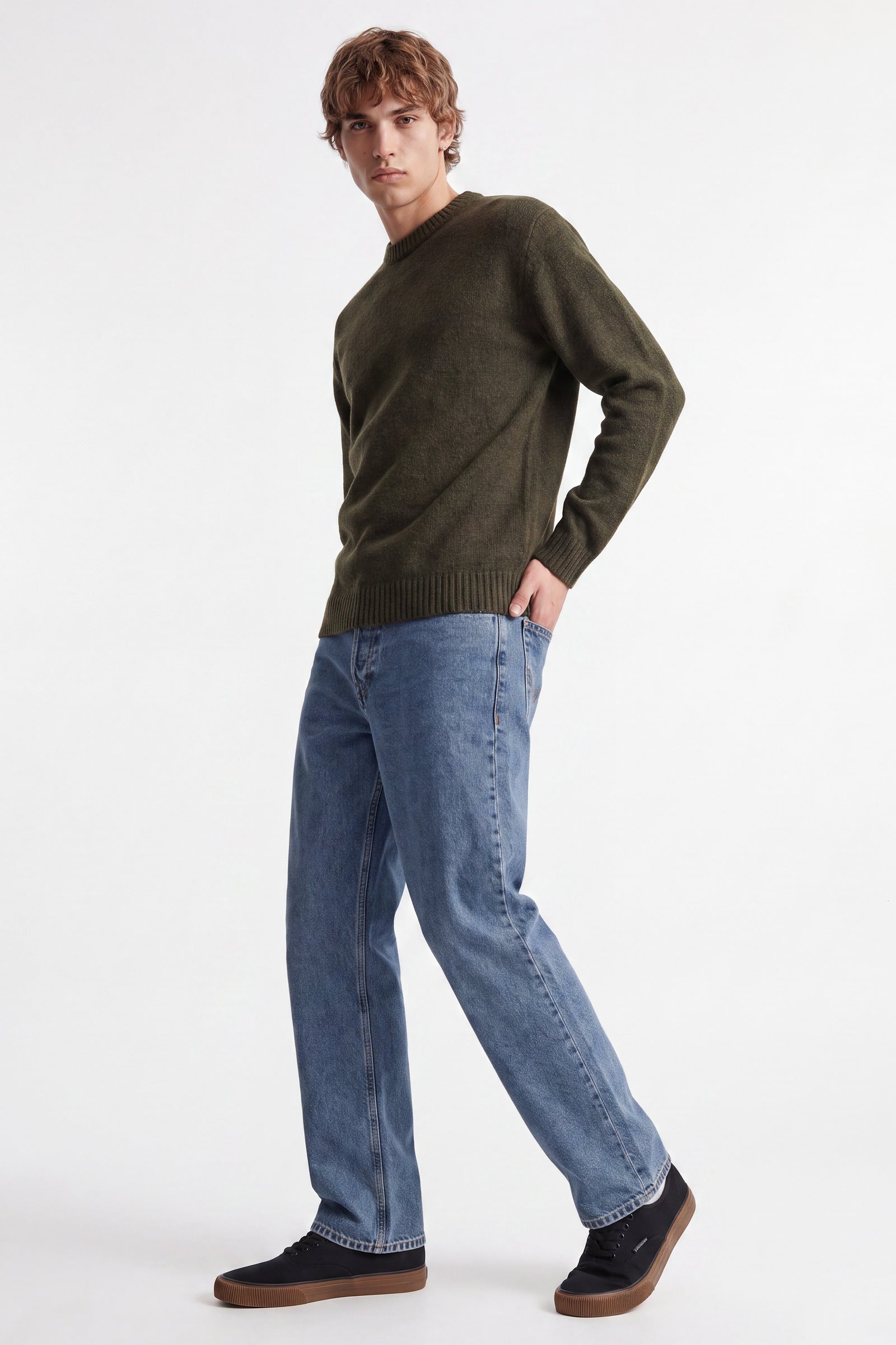 Jack & Jones Soho Ollie Knit Crew Neck SN Rosin