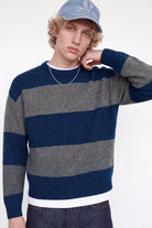 Jack & Jones Soho Ollie Knit Crew Neck SN Navy Blazer