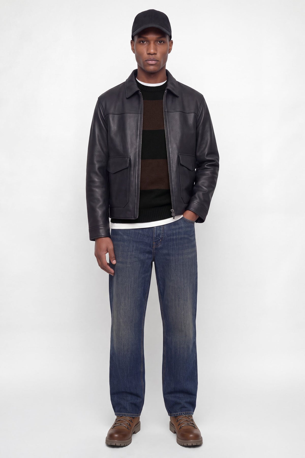 Jack & Jones Soho Ollie Knit Crew Neck SN Black