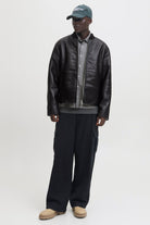 Jack & Jones Fade Pu Bomberjakke Black