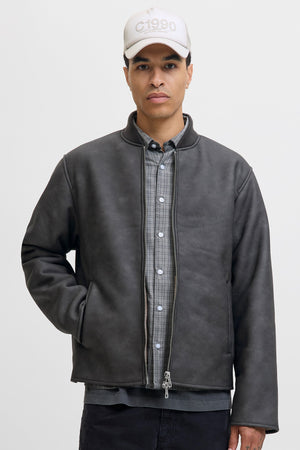 Jack & Jones Fade Pu Bomber Chocolate Brown