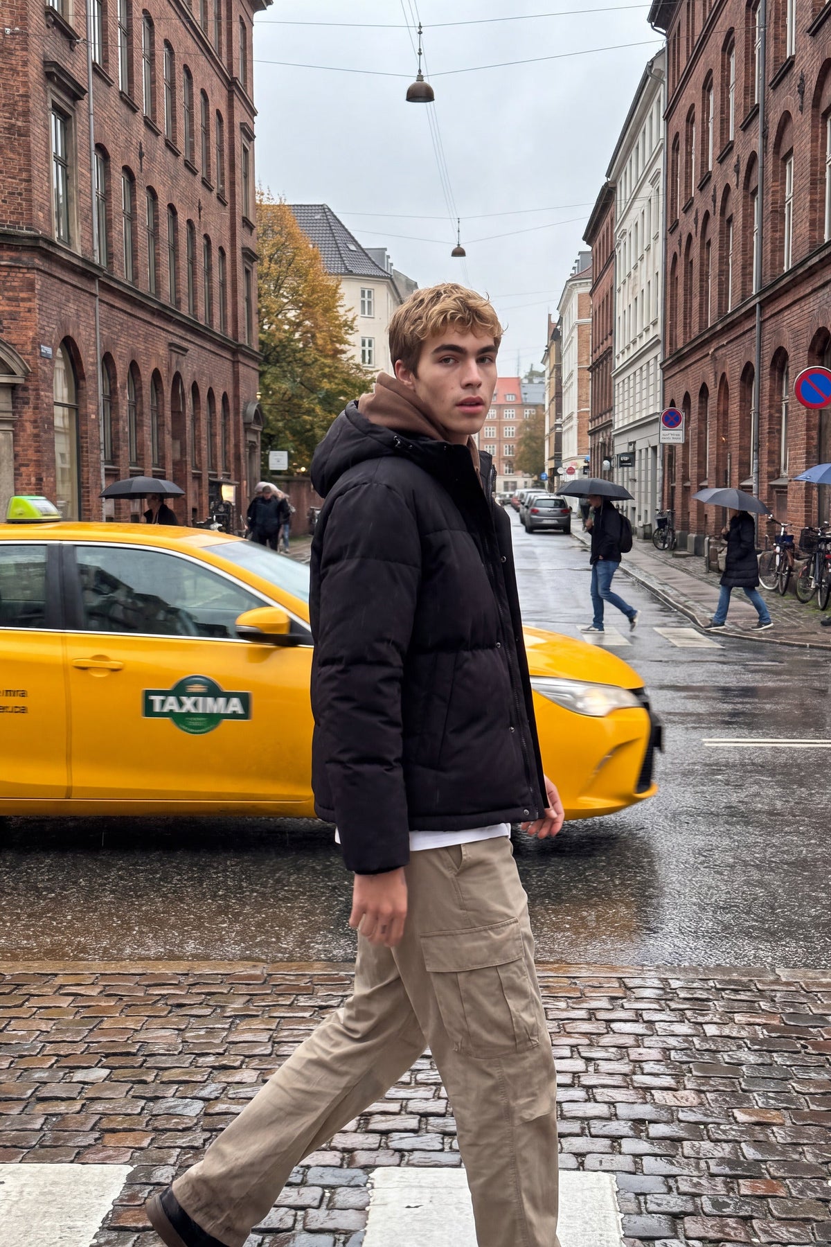 Jack & Jones Soho Puffer Hood Black