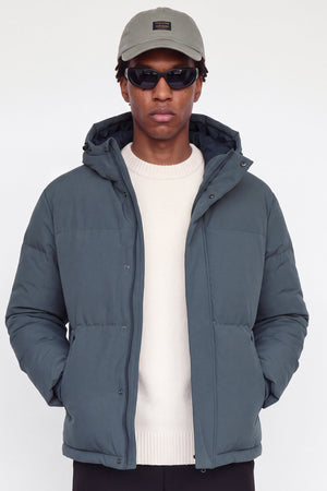 Jack & Jones Soho Puffer Hood Turbulence