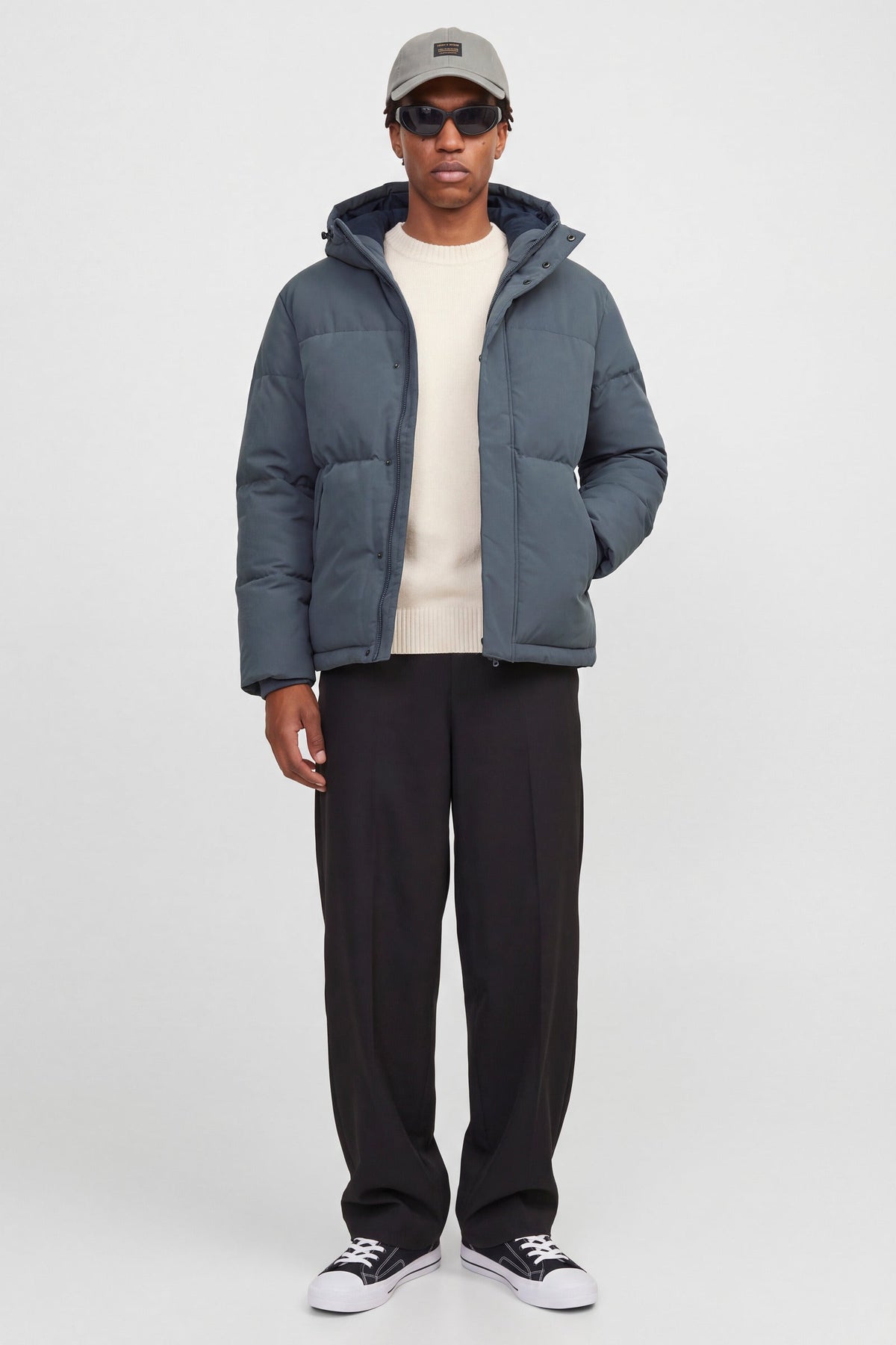 Jack & Jones Soho Puffer Hood Turbulence