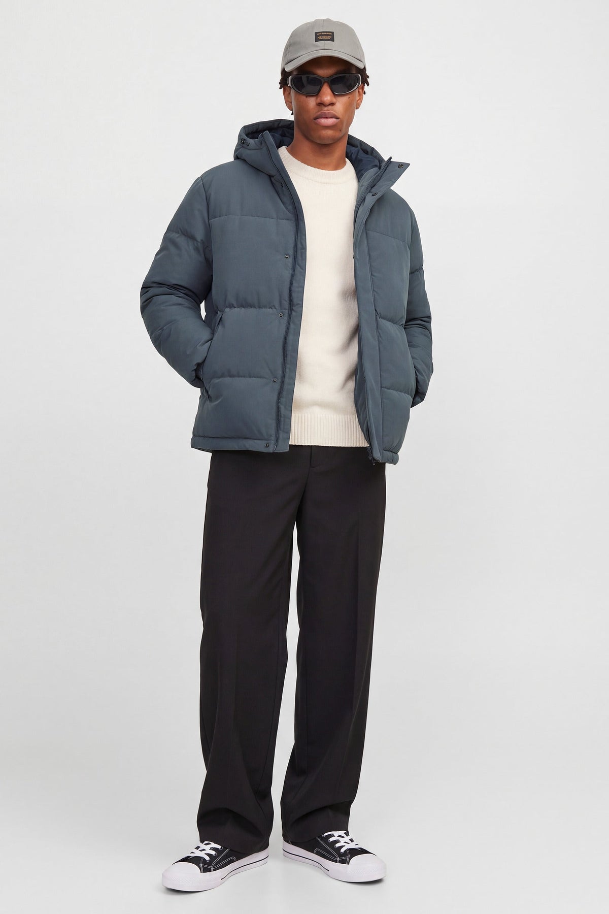 Jack & Jones Soho Puffer Hood Turbulence