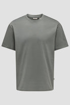 Only & Sons Fred Life Relaxed SS Tee Noos Castor Gray