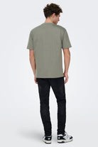 Only & Sons Fred Life Relaxed SS Tee Noos Castor Gray