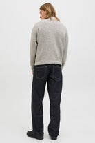 Jack & Jones Soho Ollie Knit Crew Neck Light Grey Melange