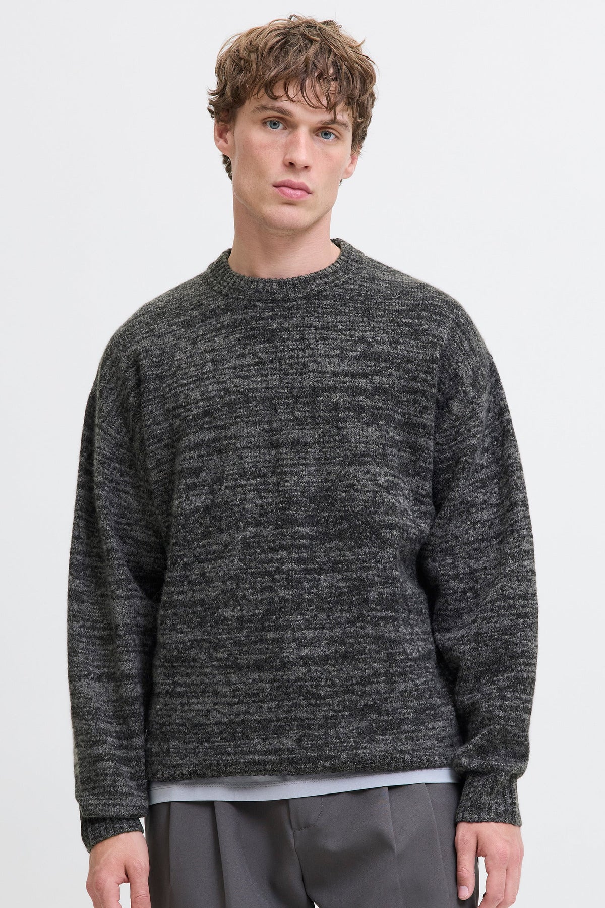 Jack & Jones Soho Ollie Knit Crew Neck Castlerock