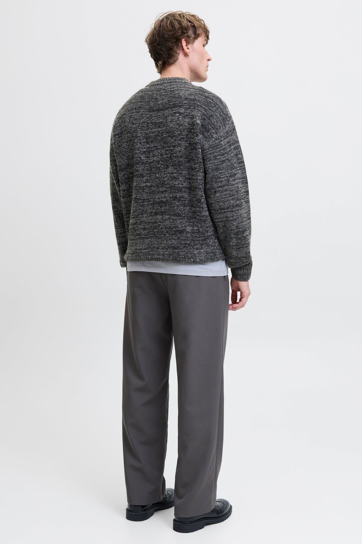 Jack & Jones Soho Ollie Knit Crew Neck Castlerock