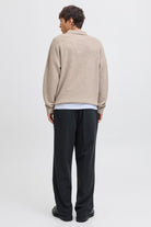 Jack & Jones Soho Ollie Knit Split Neck Atmosphere