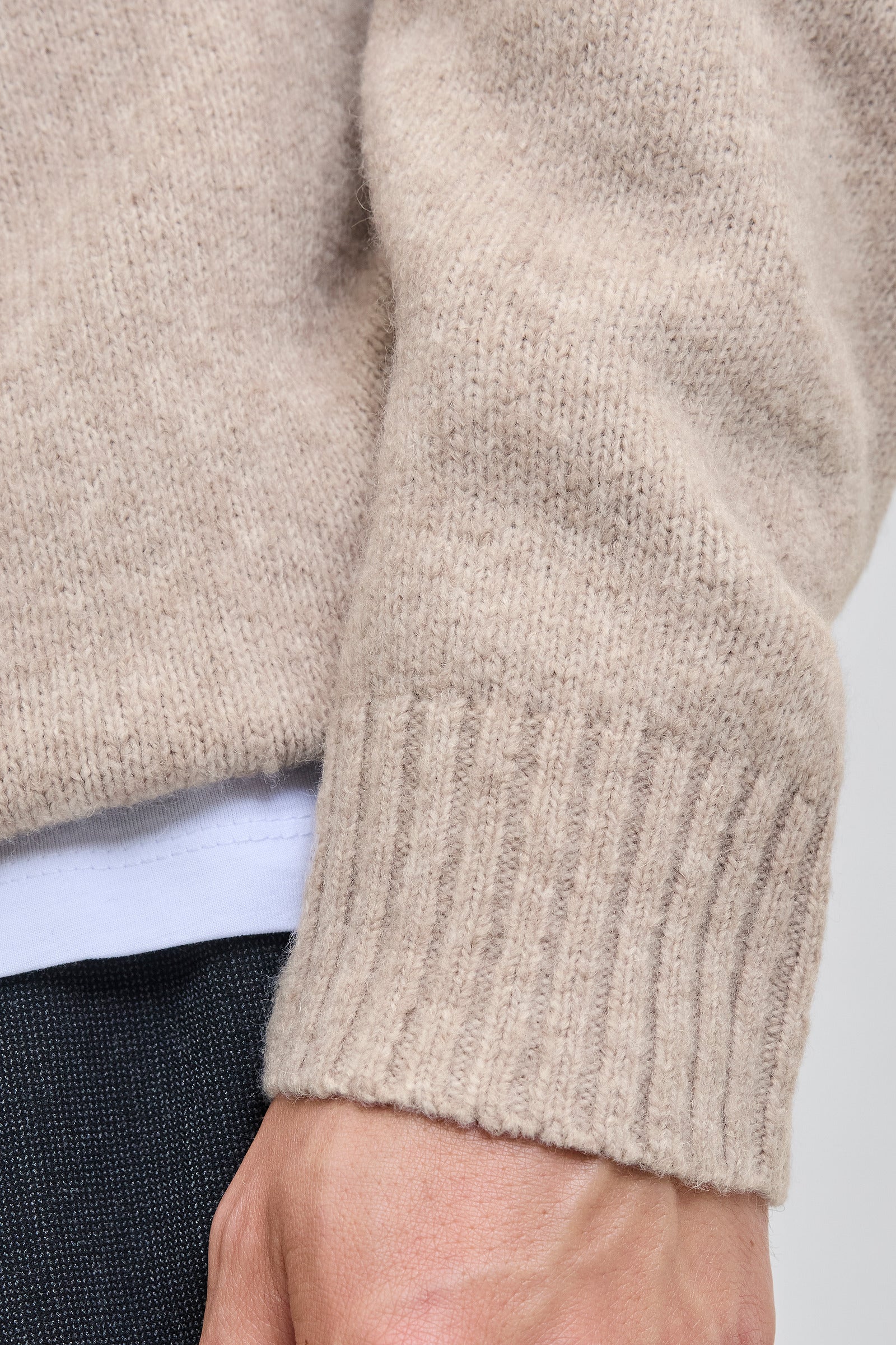 Jack & Jones Soho Ollie Knit Split Neck Atmosphere