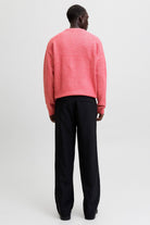 Jack & Jones Soho Ollie Knit Crew Neck Fuchsia Rose