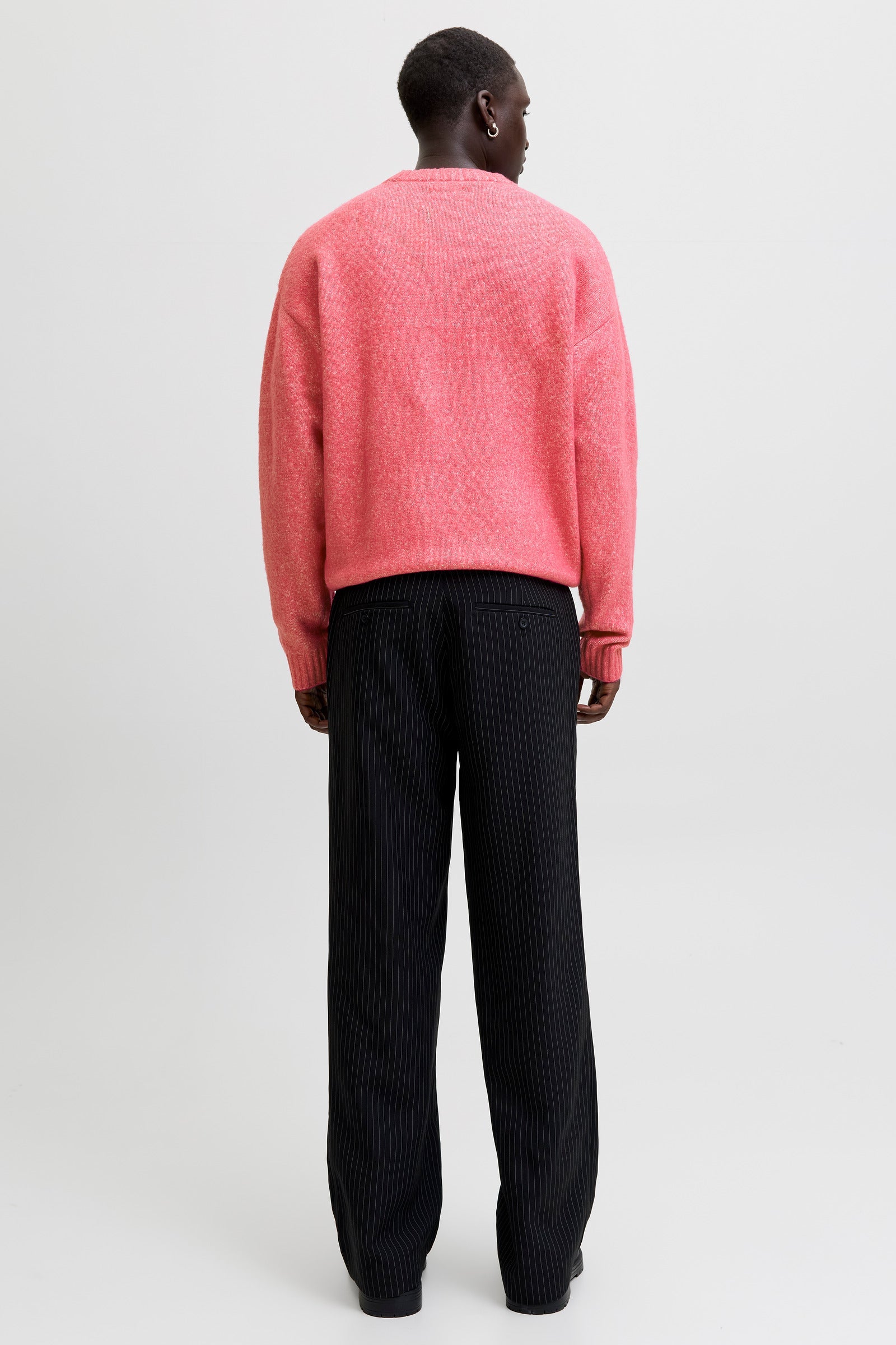 Jack & Jones Soho Ollie Knit Crew Neck Fuchsia Rose