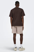 Only & Sons Fred Life Relaxed SS Tee Coffee Bean
