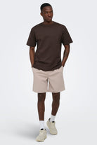 Only & Sons Fred Life Relaxed SS Tee Coffee Bean