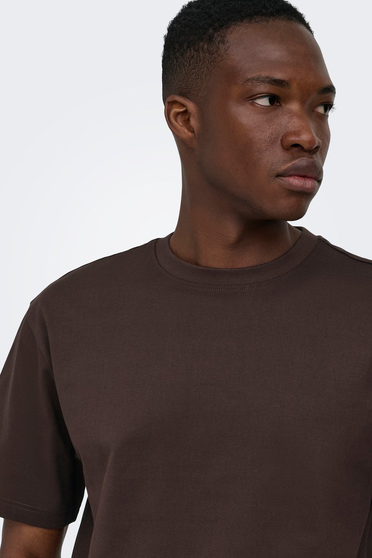 Only & Sons Fred Life Relaxed SS Tee Coffee Bean
