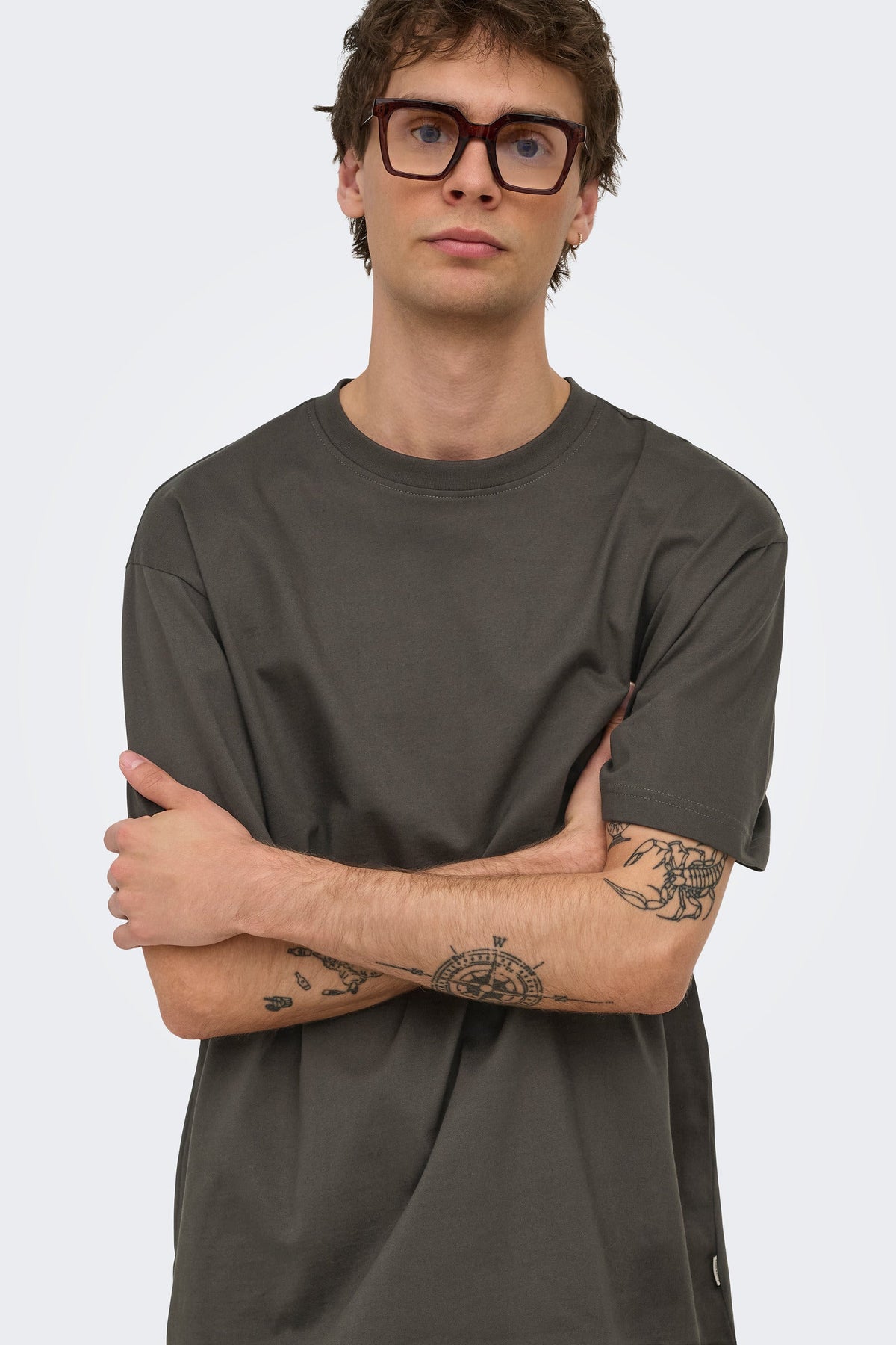 Only & Sons Fred Life Rlx SS Tee Beluga