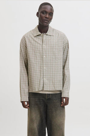 Jack & Jones Joraustin Clean Check Shirt Moonbeam