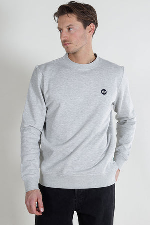 Kronstadt Lars Organic/Recycled crew Lt Grey Mix