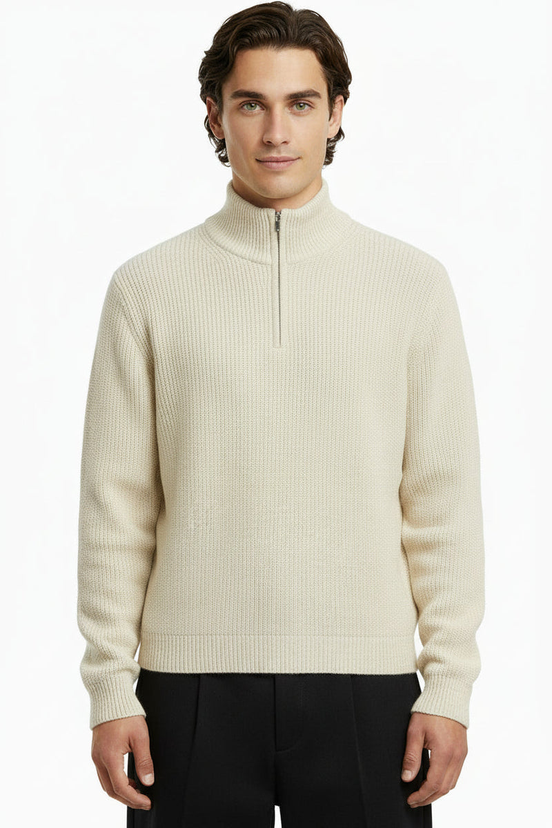 ONLY & SONS Join Reguler Fit High Neck Knit Egret