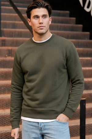 Only & Sons Ceres Crew Neck Olive Night