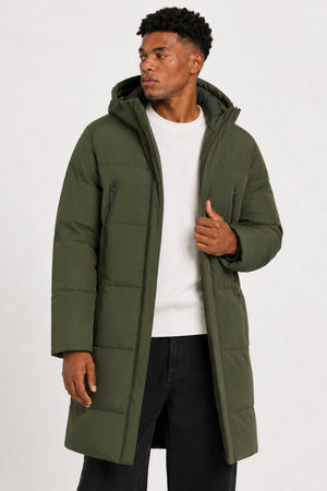 Jack & Jones Becks Long Puffer Rosin