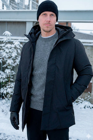 Jack & Jones Keen Stretch Parka Jacket Black