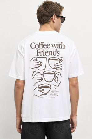Only & Sons Axel Coffee Relaxed SS Tee Bright White
