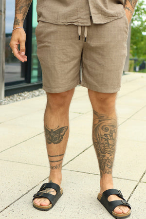 Only & Sons Latham Structure Fit 0257 Shorts Desert Taupe