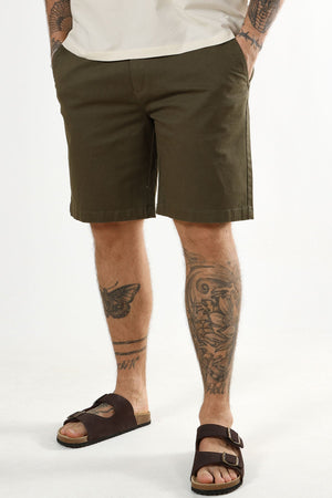 Clean Cut Copenhagen Mitchell Shorts Twill Army