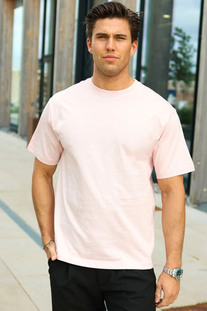 Only & Sons Fred Life Relaxed SS Tee Noos Veiled Pink