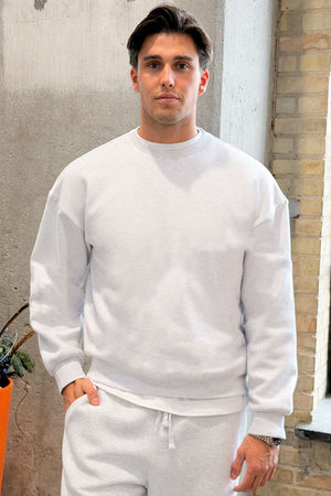 Only & Sons Ceres Oversized Sweatshirt Super Light Grey Melange