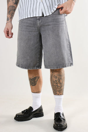 Only & Sons Carl Bal Fit 6369 Medium Grey Denim Shorts