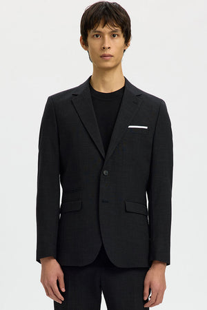 Selected Oasis Linen DB Blazer Black
