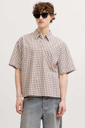 Jack & Jones Savona Austin Shirt SS Antique White