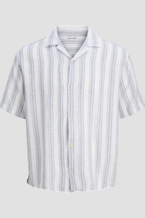 Jack & Jones Liam Resort Shirt SS Celestial Blue