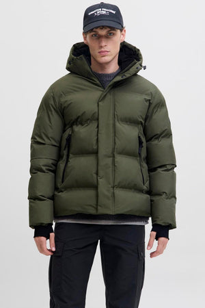 Jack & Jones Fusion Puffer Jacket Grape Leaf