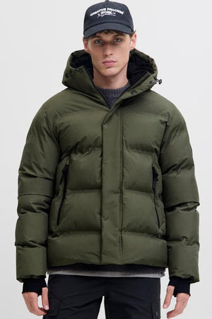 Jack & Jones Fusion Puffer Jacket Grape Leaf