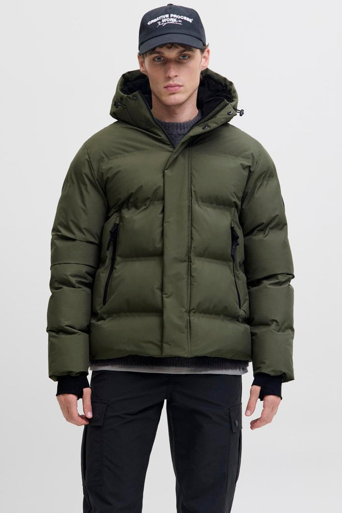 Jack & Jones Fusion Puffer Jacket Grape Leaf